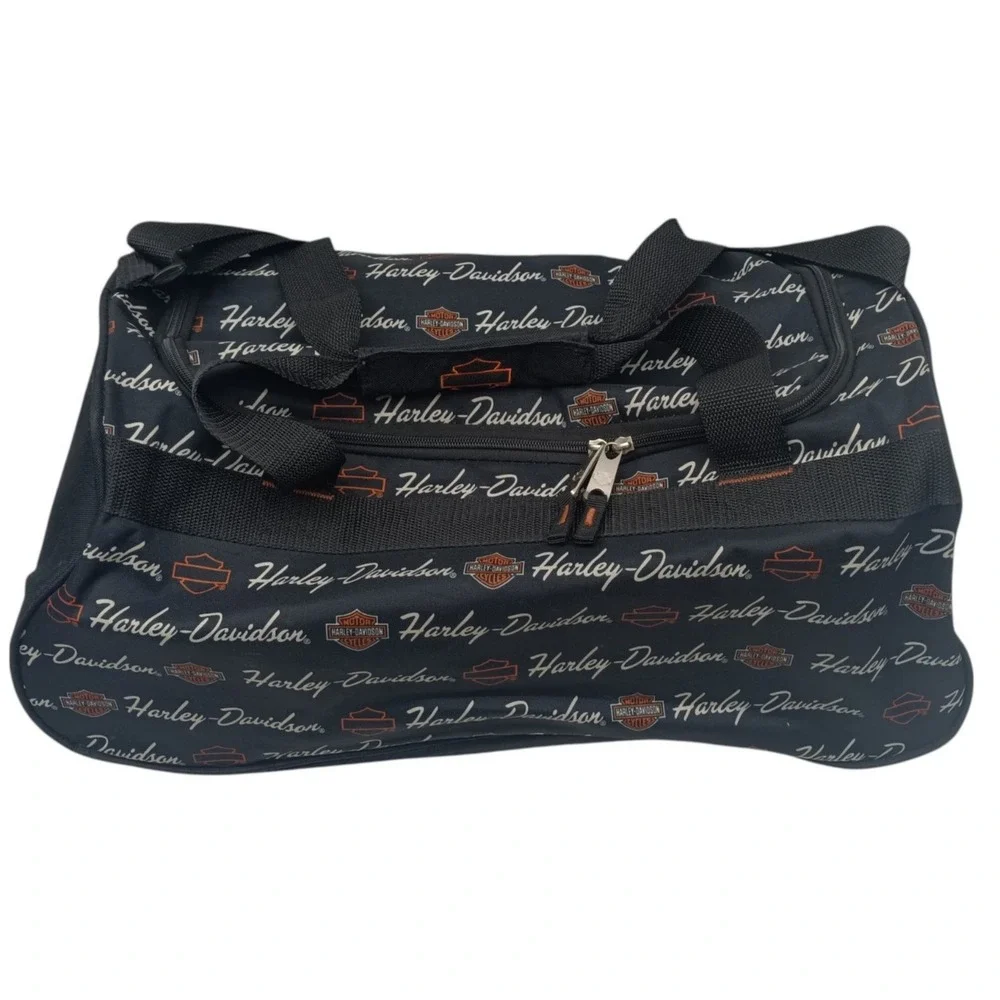 Duffel Bag Harley Davidson Logo Black Zip 20